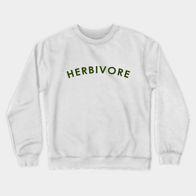 Herbivore - Vegan, Veggies - D3 Designs Crewneck Sweatshirt by D3Apparels